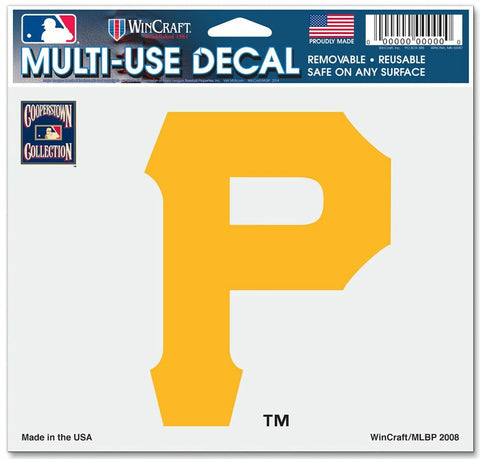 ~Pittsburgh Pirates Decal 5x6 Ultra Color P Logo~ backorder