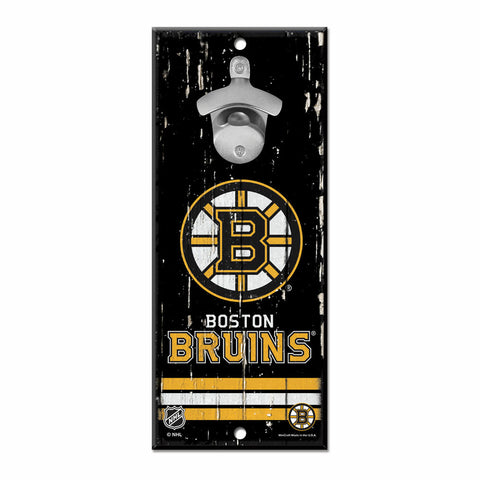 ~Boston Bruins Sign Wood 5x11 Bottle Opener - Special Order~ backorder