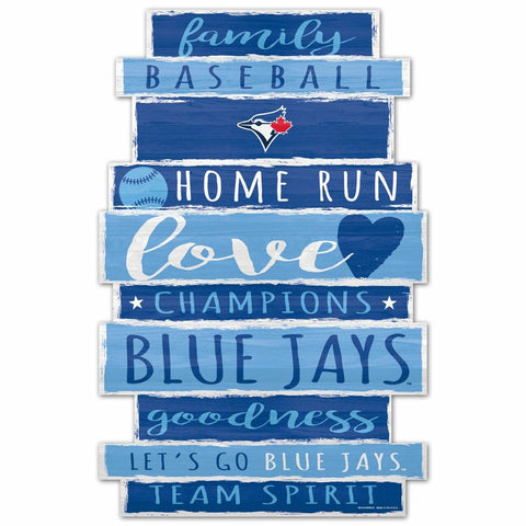 ~Toronto Blue Jays Sign 11x17 Wood Family Word Design Special Order~ backorder