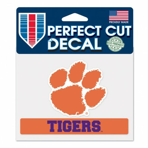 ~Clemson Tigers Decal 4.5x5.75 Perfect Cut Color - Special Order~ backorder
