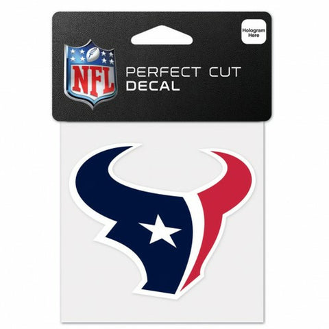 Houston Texans Decal 4x4 Perfect Cut Color