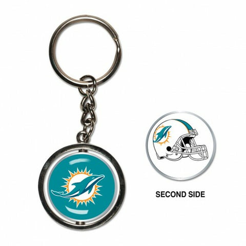 ~Miami Dolphins Key Ring Spinner Style - Special Order~ backorder