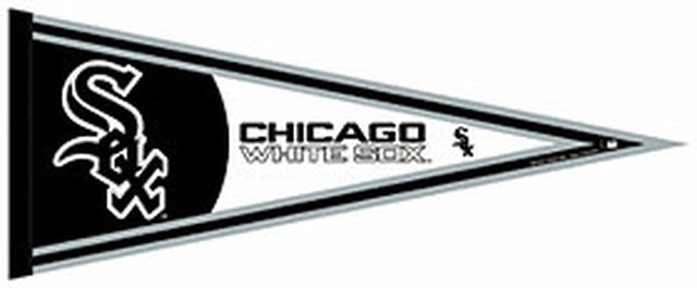 Banderín de los White Sox de Chicago, estilo clásico, 12 x 30