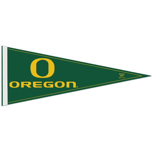 Banderín de los Oregon Ducks de 12 x 30, estilo clásico