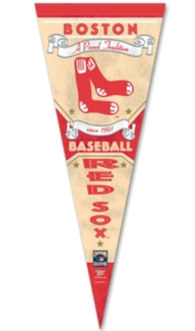 ~Boston Red Sox Pennant 12x30 Premium Style Cooperstown Design - Special Order~ backorder