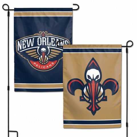 ~New Orleans Pelicans Flag 12x18 Garden Style 2 Sided~ backorder