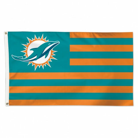 ~Miami Dolphins Flag 3x5 Deluxe Americana Design~ backorder