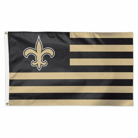 ~New Orleans Saints Flag 3x5 Deluxe Americana Design - Special Order~ backorder