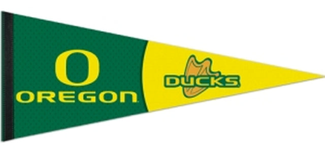 Banderín de los Oregon Ducks de 12 x 30, estilo premium