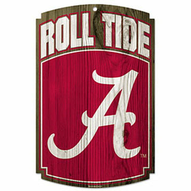 Letrero de madera de Alabama Crimson Tide