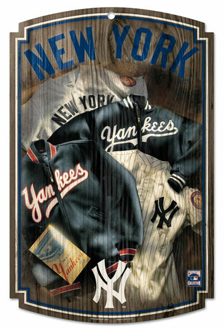~New York Yankees Sign 11x17 Wood Throwback 1952 Jersey Design - Special Order~ backorder