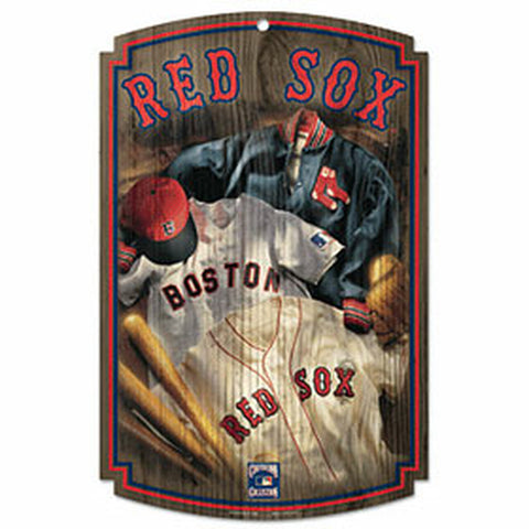 ~Boston Red Sox Sign 11x17 Wood Throwback Jersey Design - Special Order~ backorder