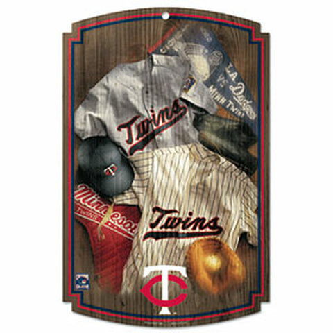 ~Minnesota Twins Wood Sign w/ Throwback Jersey - Special Order~ backorder