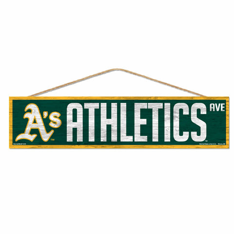~Oakland Athletics Sign 4x17 Wood Avenue Design - Special Order~ backorder