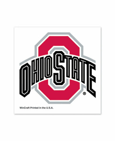 Ohio State Buckeyes Tattoos Temporary Team Color