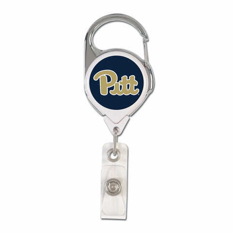 ~Pittsburgh Panthers Badge Holder Premium Retractable - Special Order~ backorder