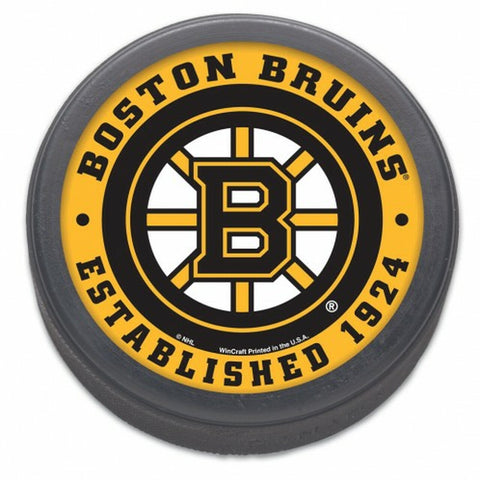 Boston Bruins Hockey Puck - Est 1924 - Bulk