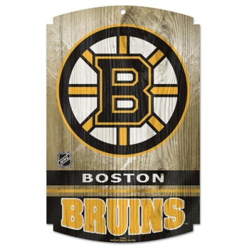 ~Boston Bruins Wood Sign - 11" x 17" - Special Order~ backorder