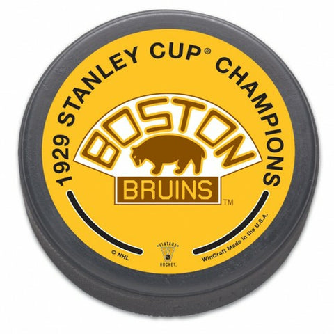 ~Boston Bruins Hockey Puck - 1929 Stanley Cup Champ - Bulk - Special Order~ backorder