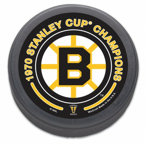 ~Boston Bruins Hockey Puck - 1970 Stanley Cup Champ - Bulk - Special Order~ backorder