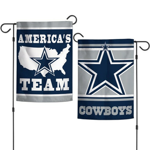 ~Dallas Cowboys Flag 12x18 Garden Style 2 Sided Slogan Design - Special Order~ backorder