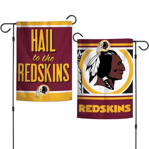 ~Washington Redskins Flag 12x18 Garden Style 2 Sided Slogan Design - Special Order~ backorder