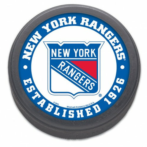 ~New York Rangers Hockey Puck - est 1926 - Bulk - Special Order~ backorder