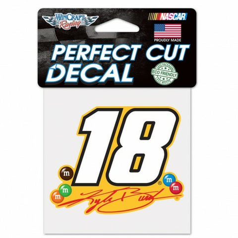 ~Kyle Busch Decal 4x4 Perfect Cut Color~ backorder