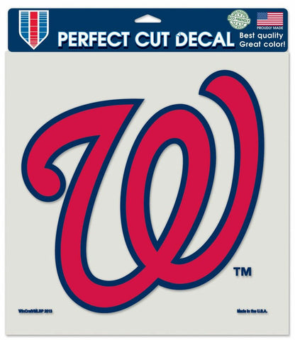 ~Washington Nationals Decal 8x8 Die Cut Color - Special Order~ backorder