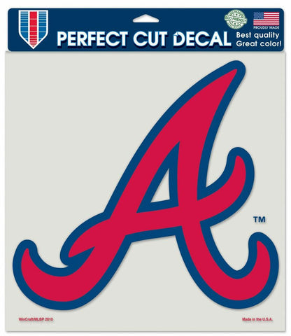 Atlanta Braves Decal 8x8 Die Cut Color - Special Order