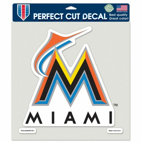 ~Miami Marlins Decal 8x8 Color New Logo - Special Order~ backorder