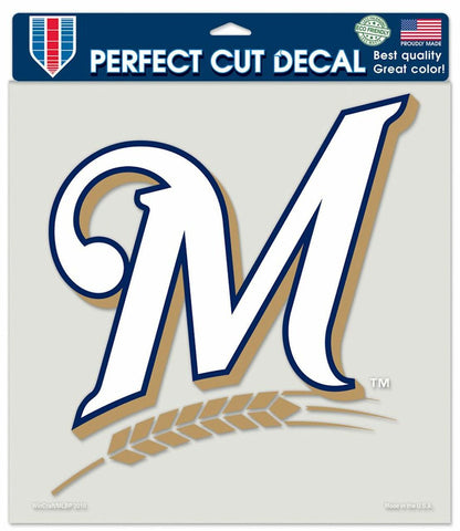 ~Milwaukee Brewers Decal 8x8 Perfect Cut Color - Special Order~ backorder