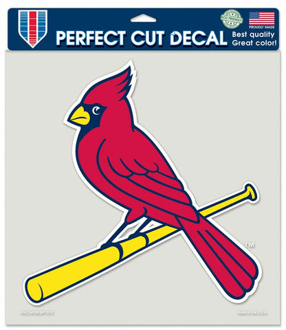 St. Louis Cardinals Decal 8x8 Die Cut Color