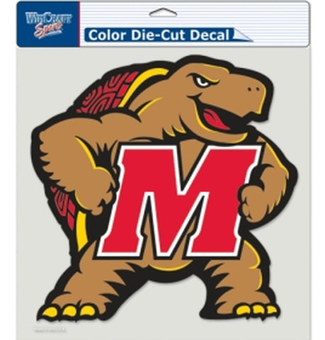 Maryland Terrapins Decal 8x8 Perfect Cut Color