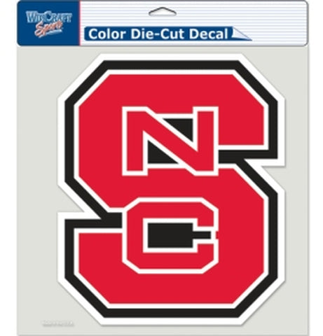 ~North Carolina State Wolfpack Decal 8x8 Perfect Cut Color~ backorder