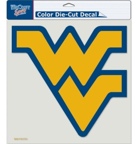 ~West Virginia Mountaineers Decal 8x8 Die Cut Color - Special Order~ backorder
