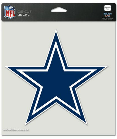 ~Dallas Cowboys Decal 8x8 Die Cut Color~ backorder