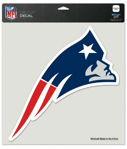 ~New England Patriots Decal 8x8 Die Cut Color~ backorder