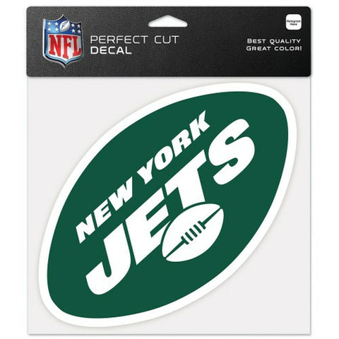 New York Jets Decal 8x8 Die Cut Color
