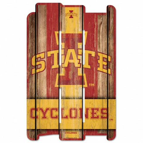 ~Iowa State Cyclones Sign 11x17 Wood Fence Style - Special Order~ backorder