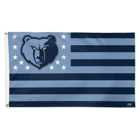 ~Memphis Grizzlies Flag 3x5 Deluxe Style Stars and Stripes Design - Special Order~ backorder