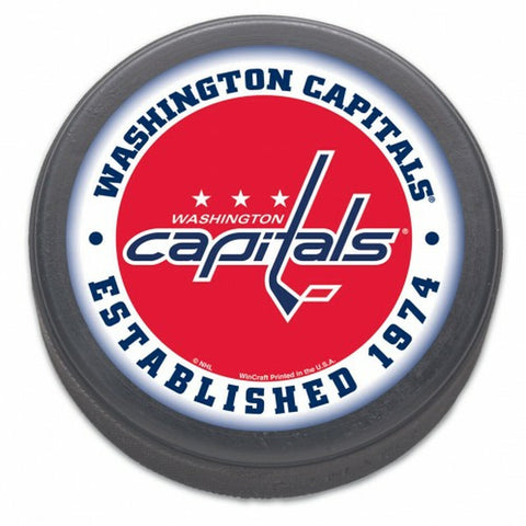 ~Washington Capitals Hockey Puck - Est 1974 (Bulk) - Special Order~ backorder