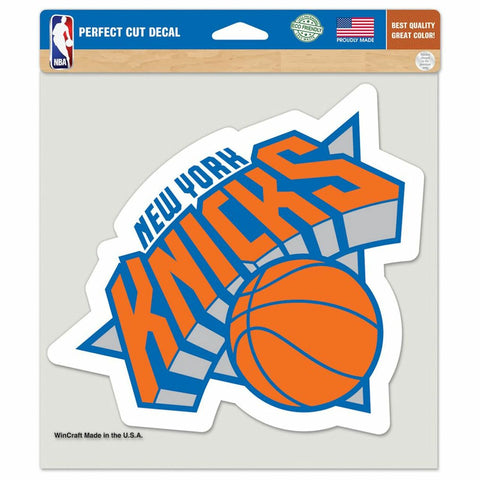 New York Knicks Decal 8x8 Die Cut Color