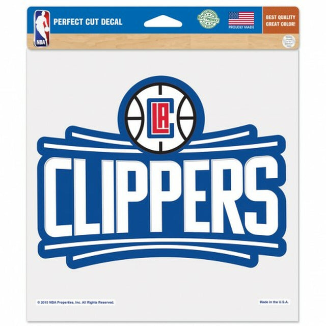 Calcomanía de Los Angeles Clippers troquelada en color de 8 x 8