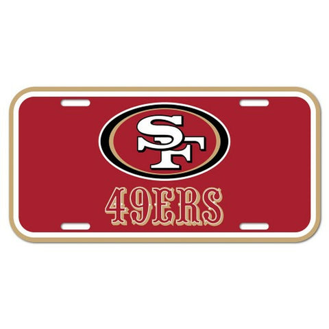 San Francisco 49ers License Plate
