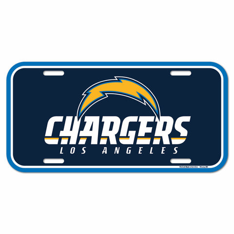 Los Angeles Chargers License Plate Plastic - Special Order