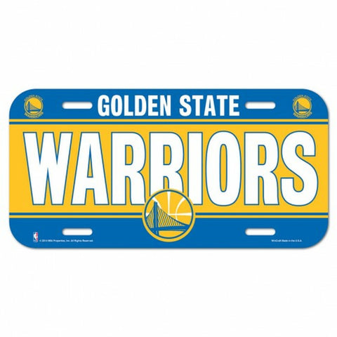 ~Golden State Warriors License Plate Plastic~ backorder