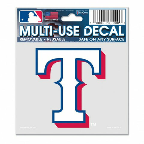 Texas Rangers Decal 3x4 Multi Use