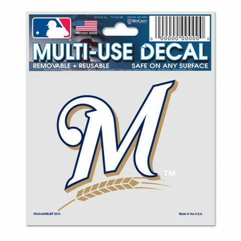 ~Milwaukee Brewers Decal 3x4 Multi Use - Special Order~ backorder