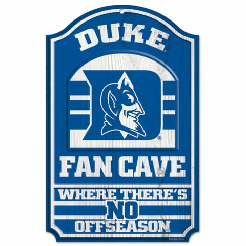 ~Duke Blue Devils Wood Sign - 11"x17" Fan Cave Design~ backorder